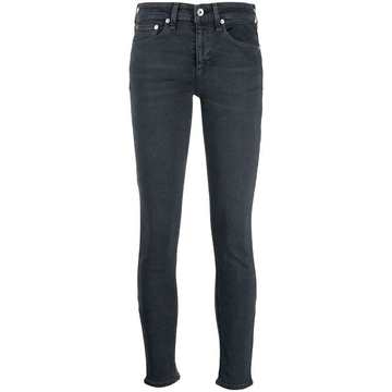 Cate mid-rise skinny ankle crop jeans