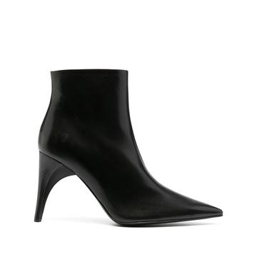 95mm pointed-toe ankle boots