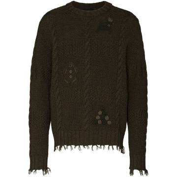 Stitch-mas wool sweater