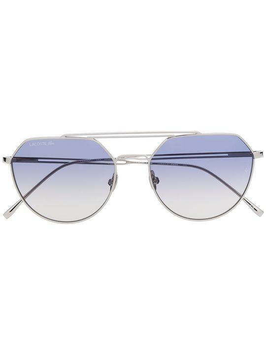 pilot frame gradient lens sunglasses展示图