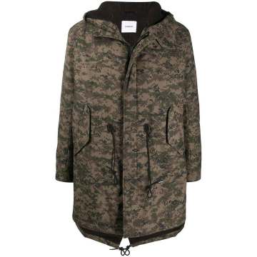 pixel camouflage coat