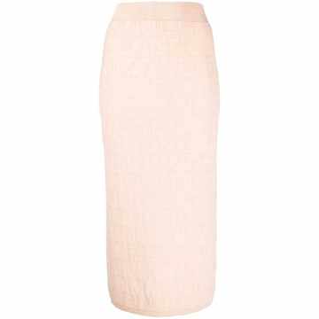 FF print pencil skirt