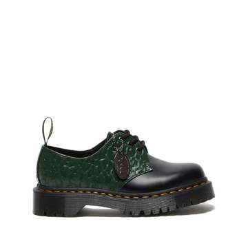 X X-Girl black and green 1461 Derby shoes