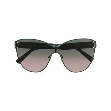 gradient logo sunglasses