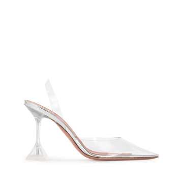 Holliglass transparent pumps