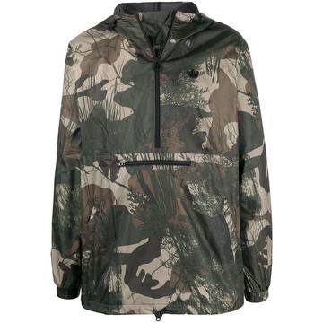 camouflage-print jacket