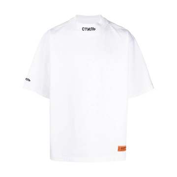 logo neckline T-shirt