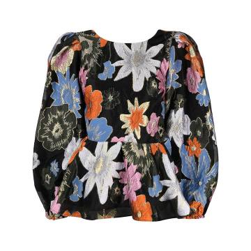 Gara botanical print blouse