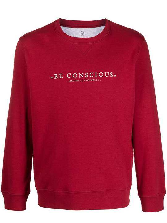 Be Conscious crew neck sweatshirt展示图