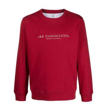 Be Conscious crew neck sweatshirt