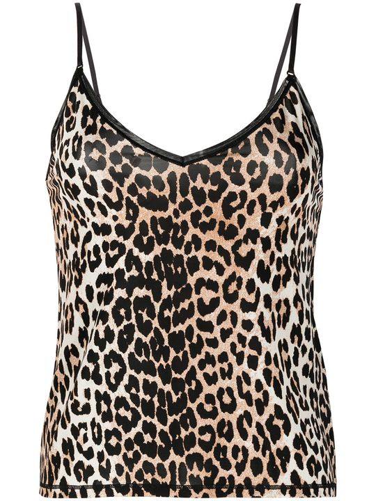 leopard-print cami top展示图