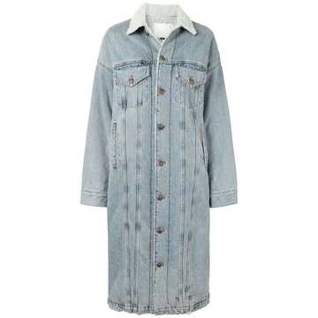 oversized denim coat