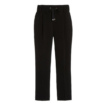 Stretch-Twill Straight-Leg Pants