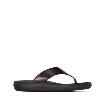 Black Charys leather sandals