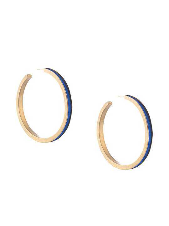 single colour hoop earrings展示图