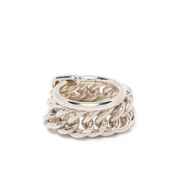 KK CHAIN LINK RING SILVER