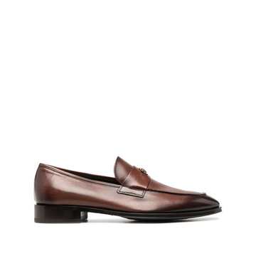 RC monogram leather loafers