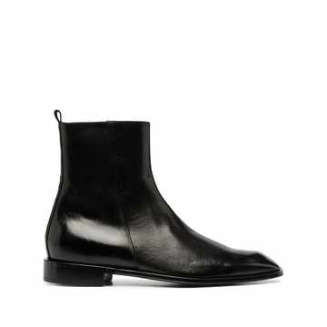 leather Chelsea boots