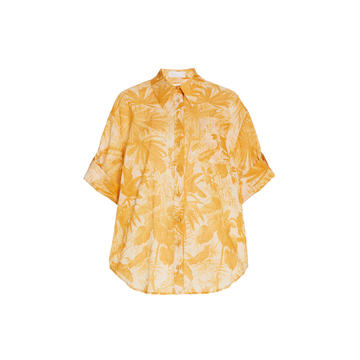 Mae Printed Button-Down Shirt