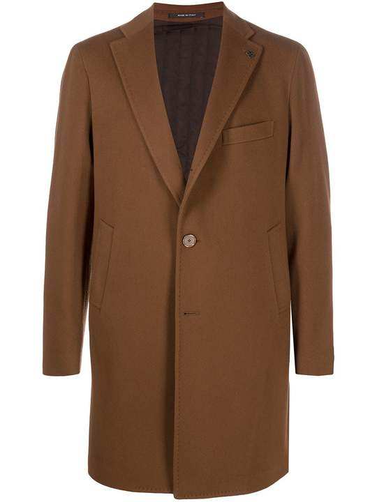 notched-lapel single-breasted coat展示图