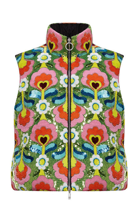 Exclusive 8 Moncler Richard Quinn Liza Floral Technical Vest展示图