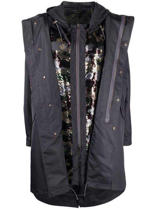 x Audrey Tritto detachable gilet parka展示图