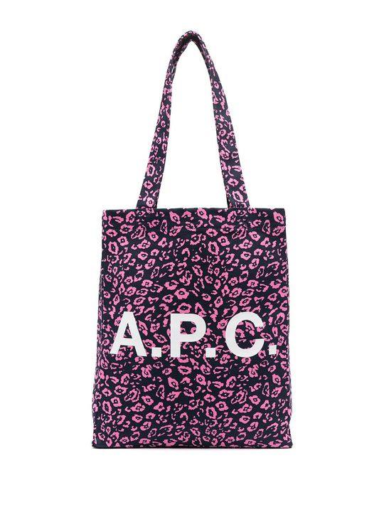 logo-print tote bag展示图