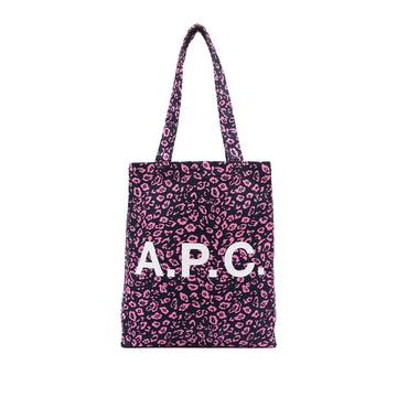 logo-print tote bag