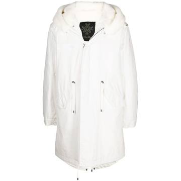 oversize hooded parka coat