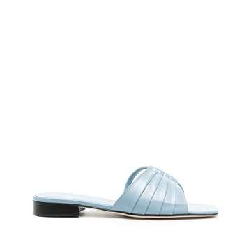 open-toe leather sandals