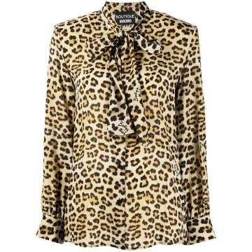 leopard-print blouse