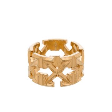 gold tone arrows ring