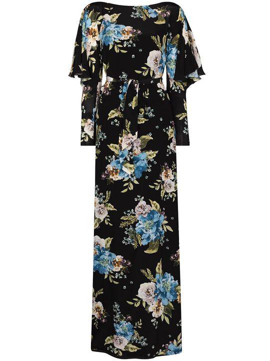 Jude floral-print silk maxi dress展示图