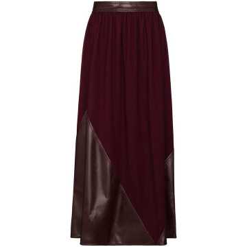 Pola panelled maxi skirt