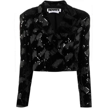 sequin embellished jacket