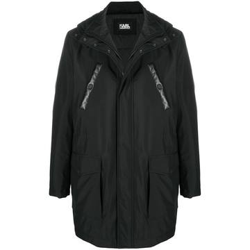 hooded parka coat