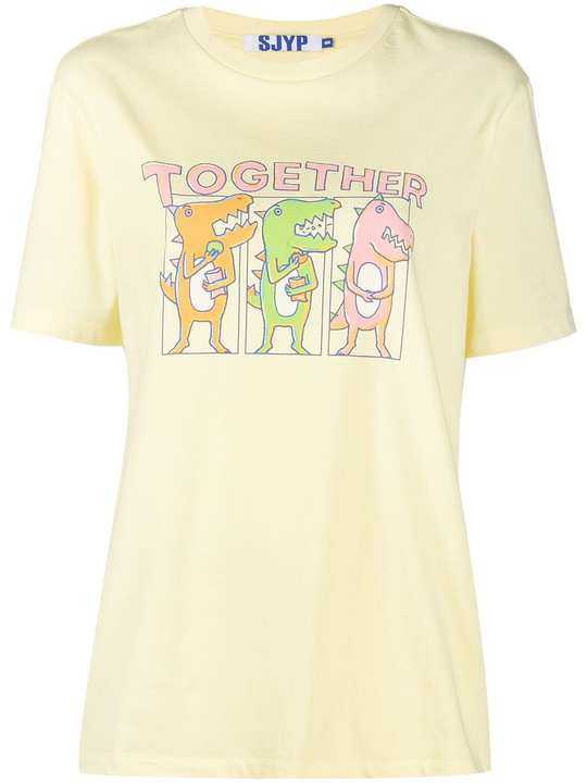 Together Dino cotton t-shirt展示图