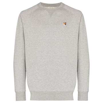 Fox Head Patch Cotton Sweatshirt