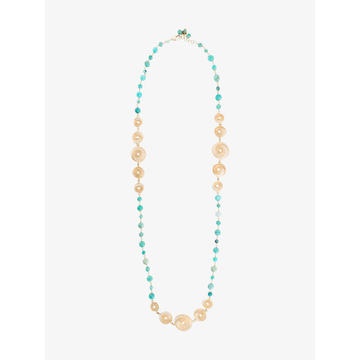 Long Armonia beaded necklace