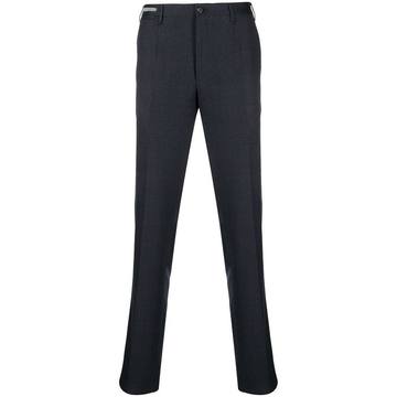 virgin wool-blend tailored trousers