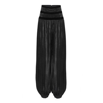 Pleated Taffeta Pants