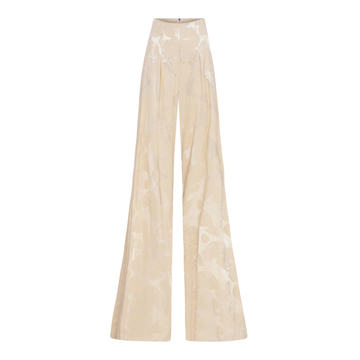 Jacquard Wide-Leg Pants