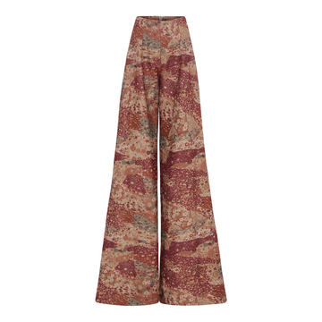 Jacquard Flared Pants