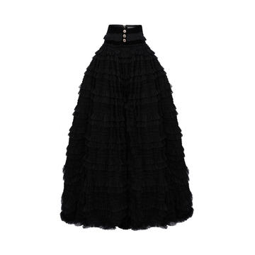 Ruffled Maxi Skirt