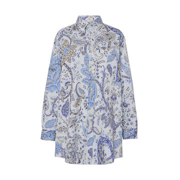 Paisley-Printed Cotton-Blend Shirt