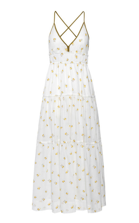 Chloe Embroidered Cotton Dress展示图