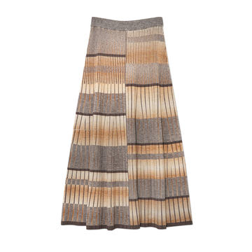 Louise Striped Midi Skirt