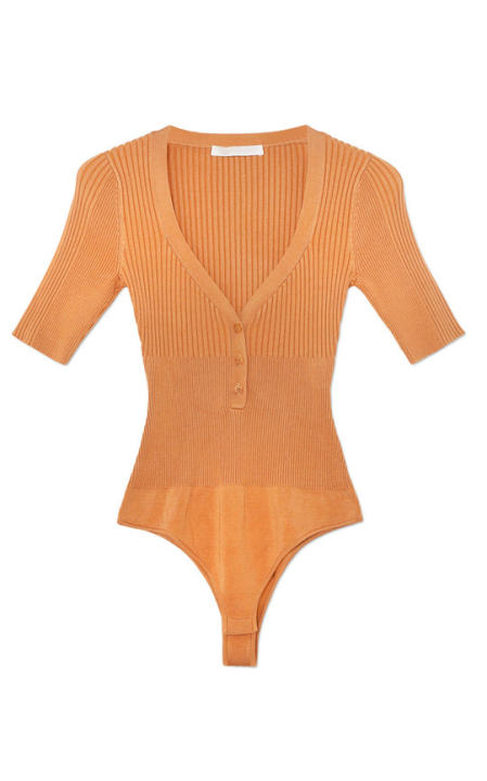 Miyah Henley Knit Bodysuit展示图