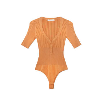 Miyah Henley Knit Bodysuit