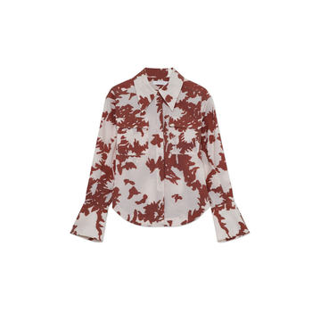 Tina Printed Cotton-Blend Shirt